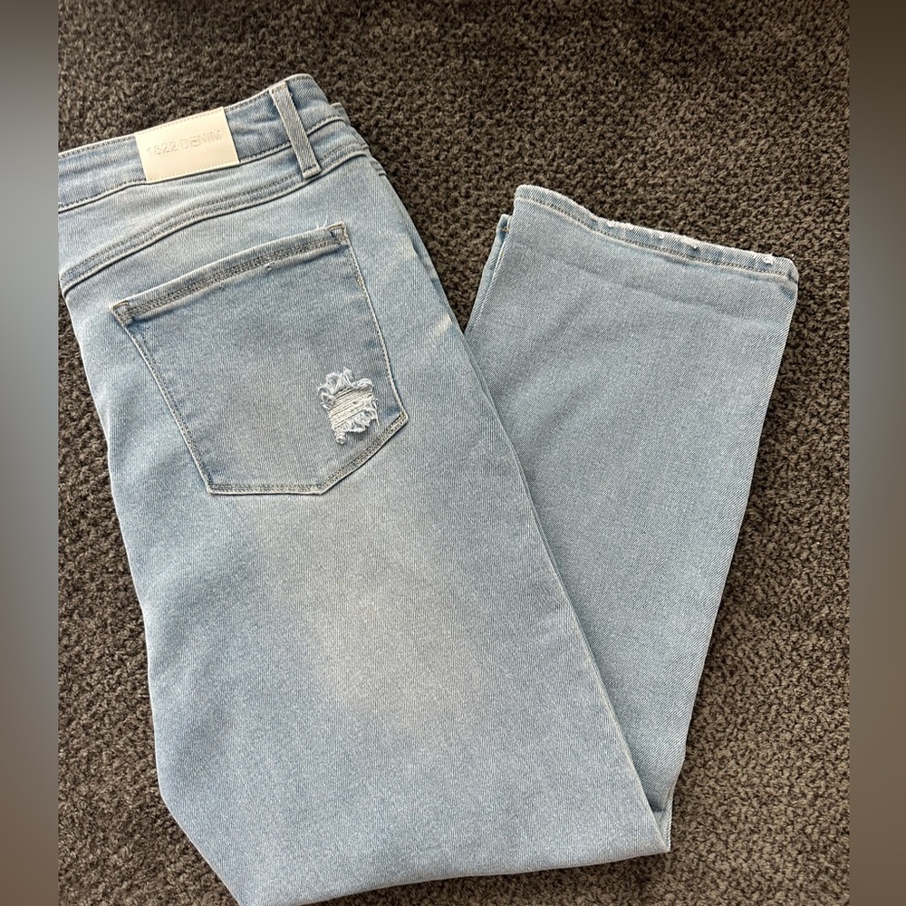 1822 denim Jacqueline high rise slim leg jean